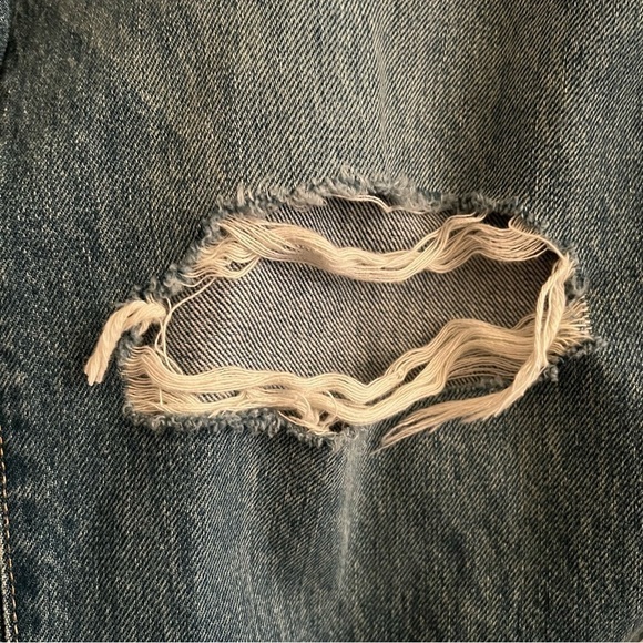 NWOT SLVRLAKE Women's London Distressed Denim Jeans Wash Gimme Shelter Size 31. - Picture 13 of 14